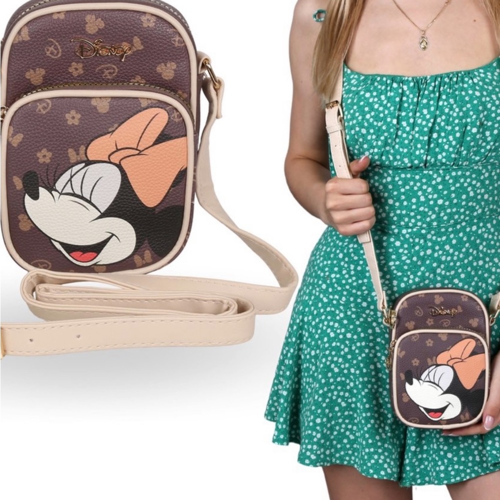 Disney Minnie Mouse faux leather crossbody purse
